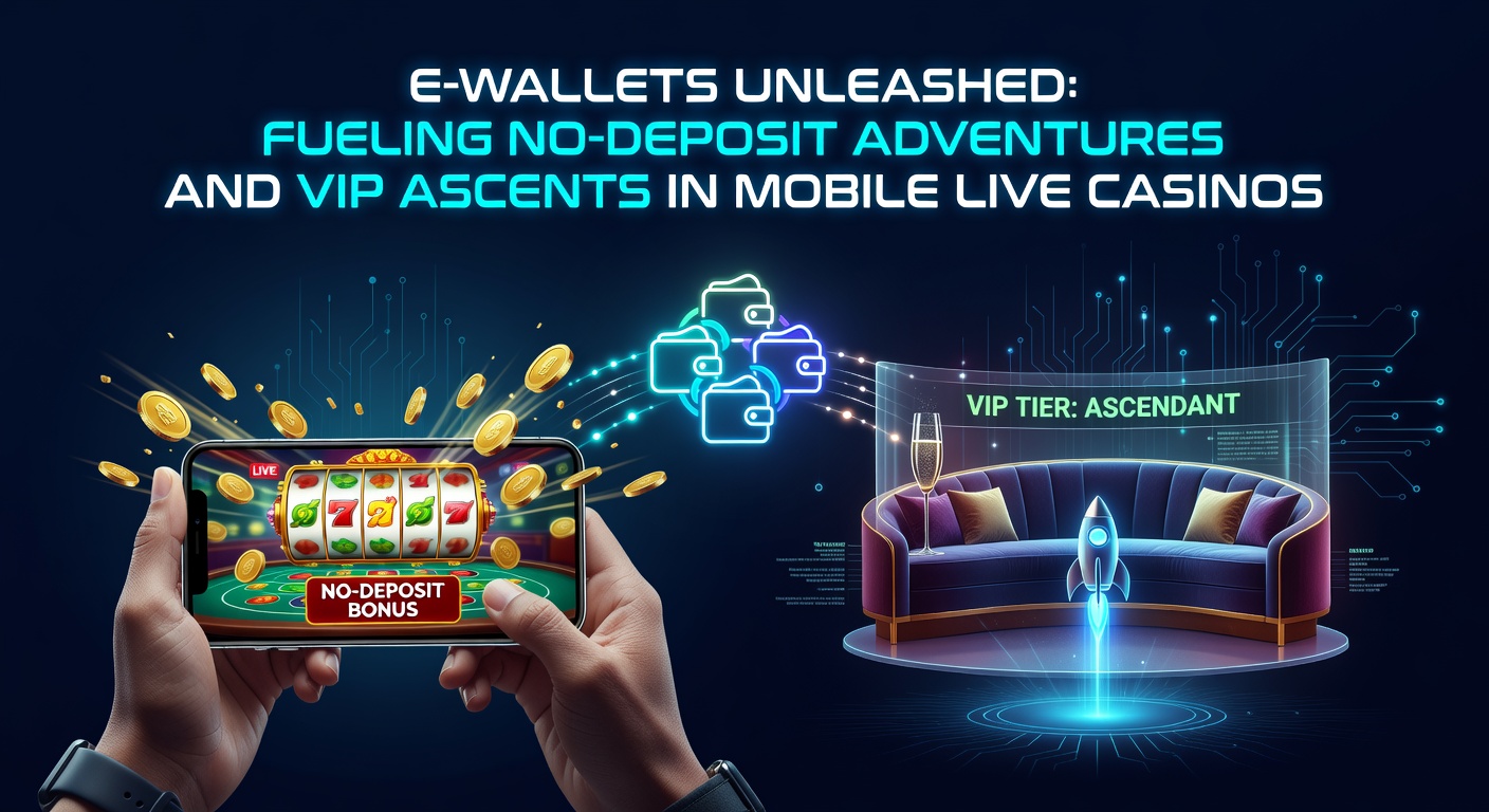 Vibrant mobile screen showing e-wallet icons integrated with live casino tables and bonus notifications