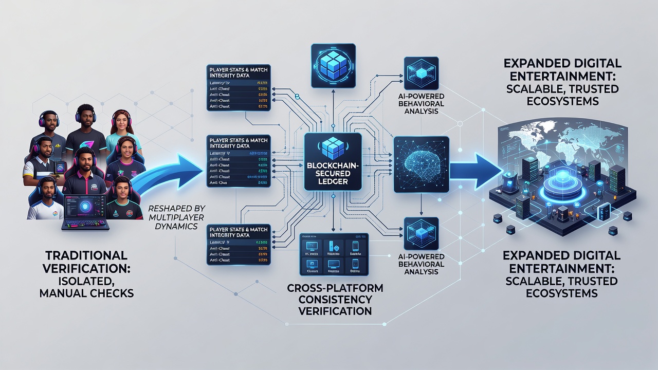 Secure verification dashboard used by digital entertainment platforms during multiplayer tournaments