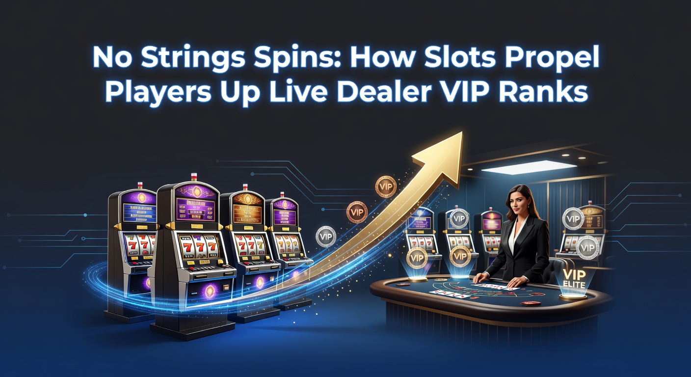 Vibrant slot machine reels spinning with live dealer tables in the background, illustrating the connection between slots and VIP progression