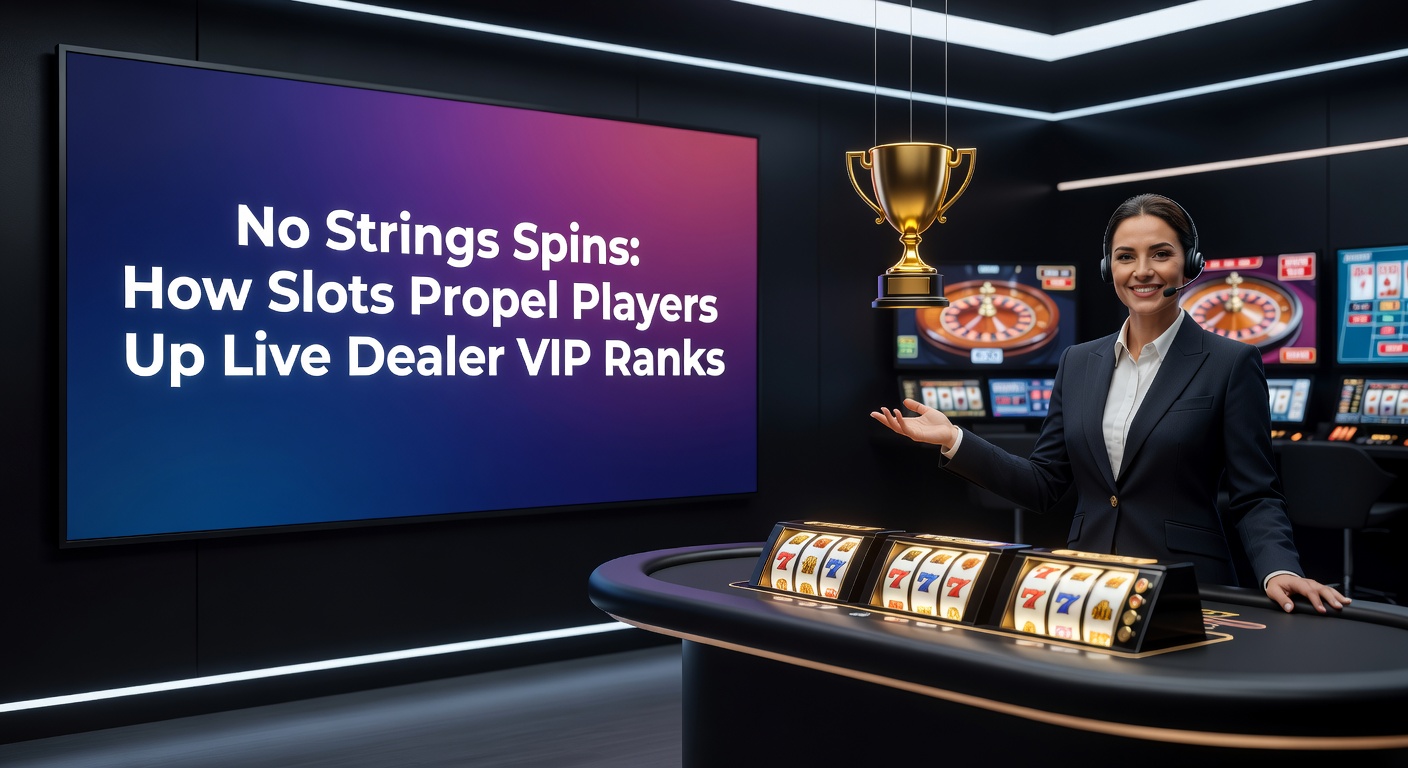 Player at a VIP live dealer table celebrating a win, with slot icons overlayed to show progression pathway